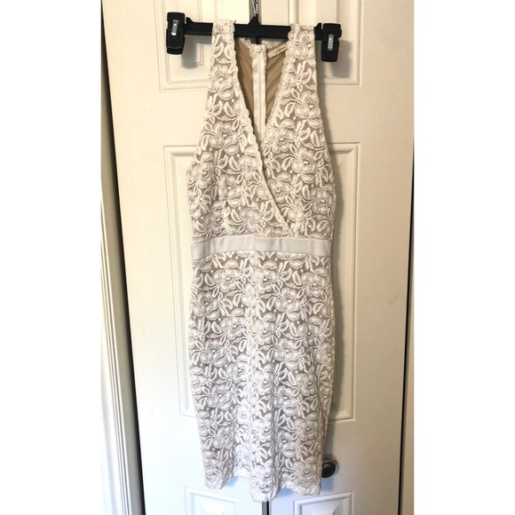 White Lace Bodycon Dress - Picture 2 of 5